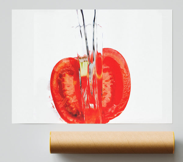 Tomato Waterfall Poster