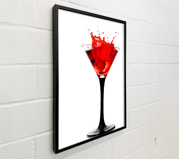 Red Cocktail Splash