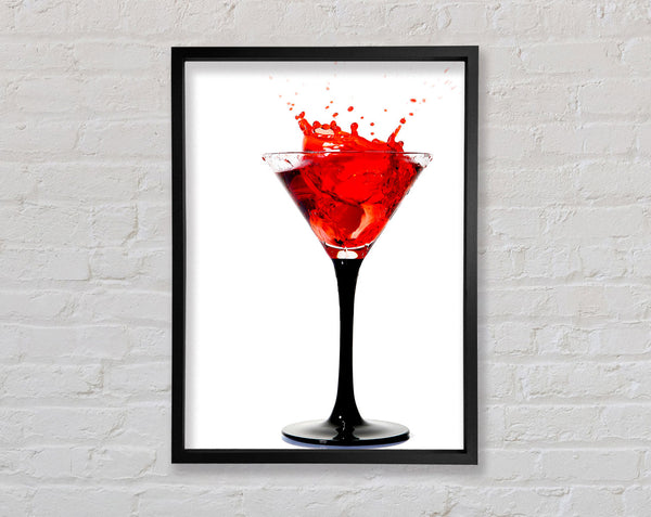Roter Cocktailspritzer