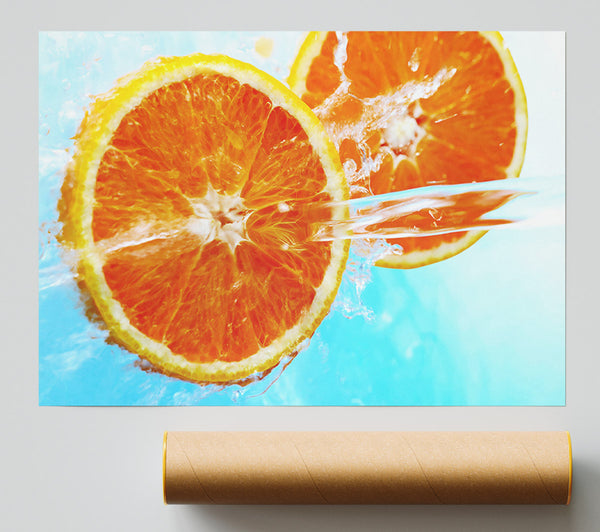 Orange Sun Poster