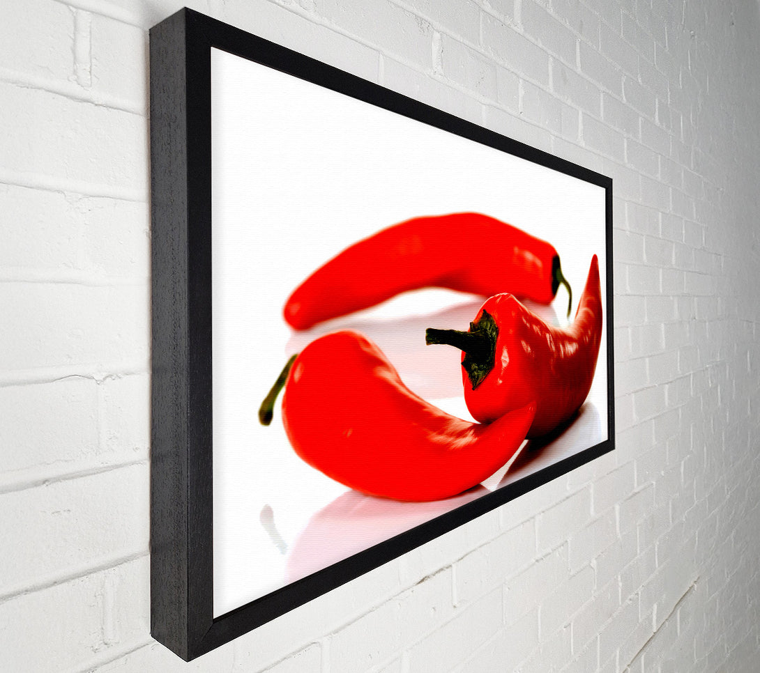  A Canvas Print of Red Pepper Trio Canvas Art