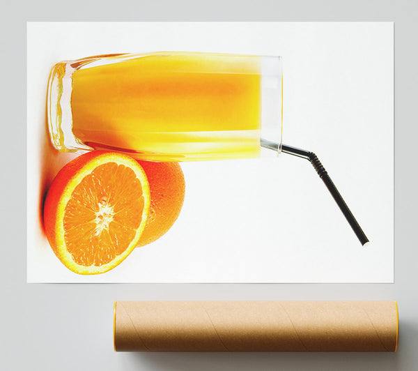 Orange Juice Print