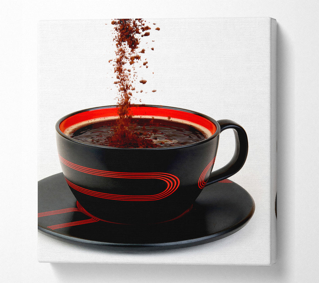  A Canvas Print of Coffee Bean Pour Canvas Art