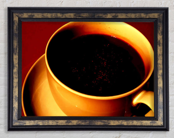 Coffee In Sunlight Framed Print