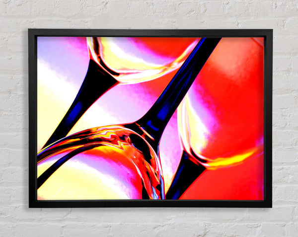 Wine Glass Trio Framed Print