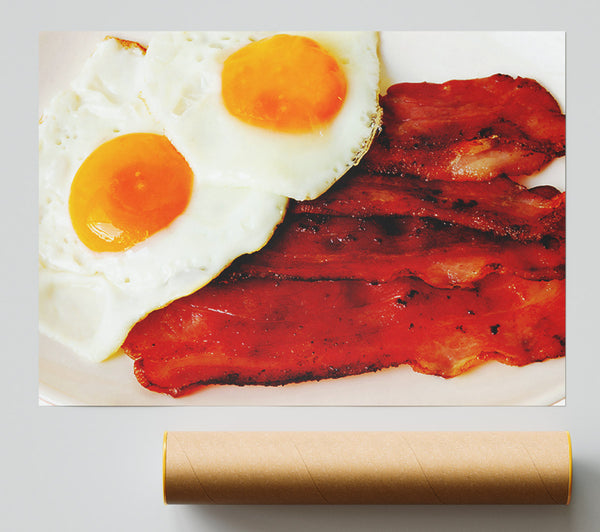 Eggs And Bacon Print