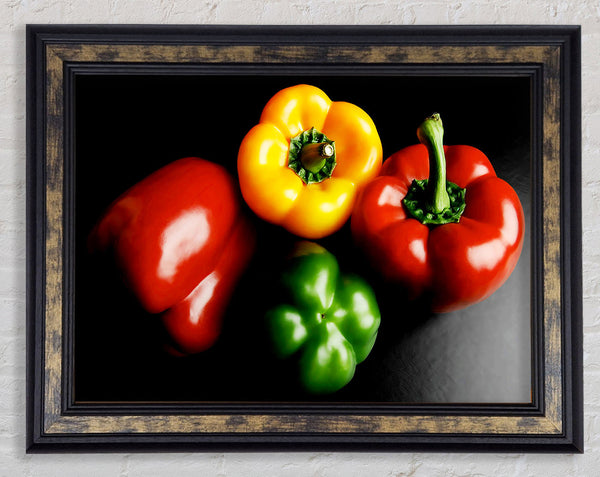 Pepper Kitchen Framed Print