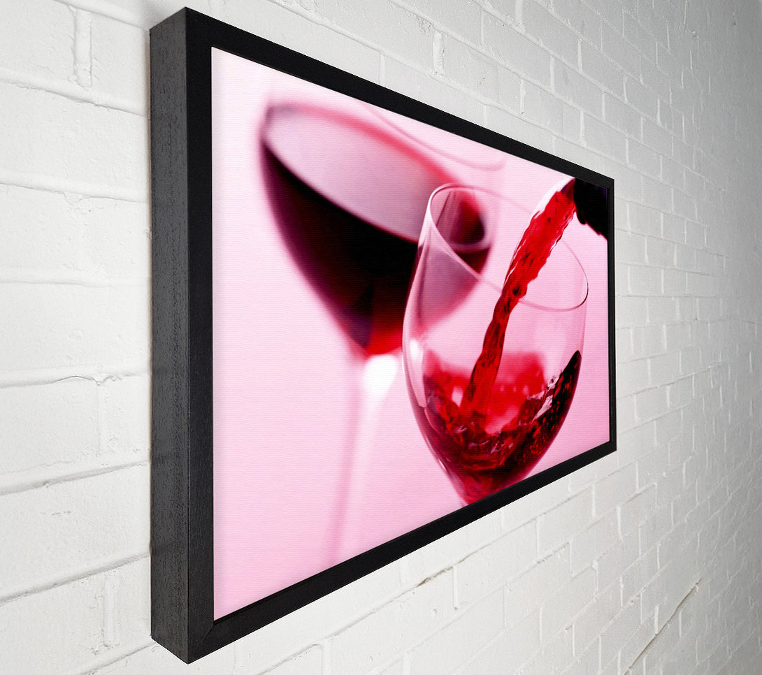  A Canvas Print of Red Wine For Two Canvas Art