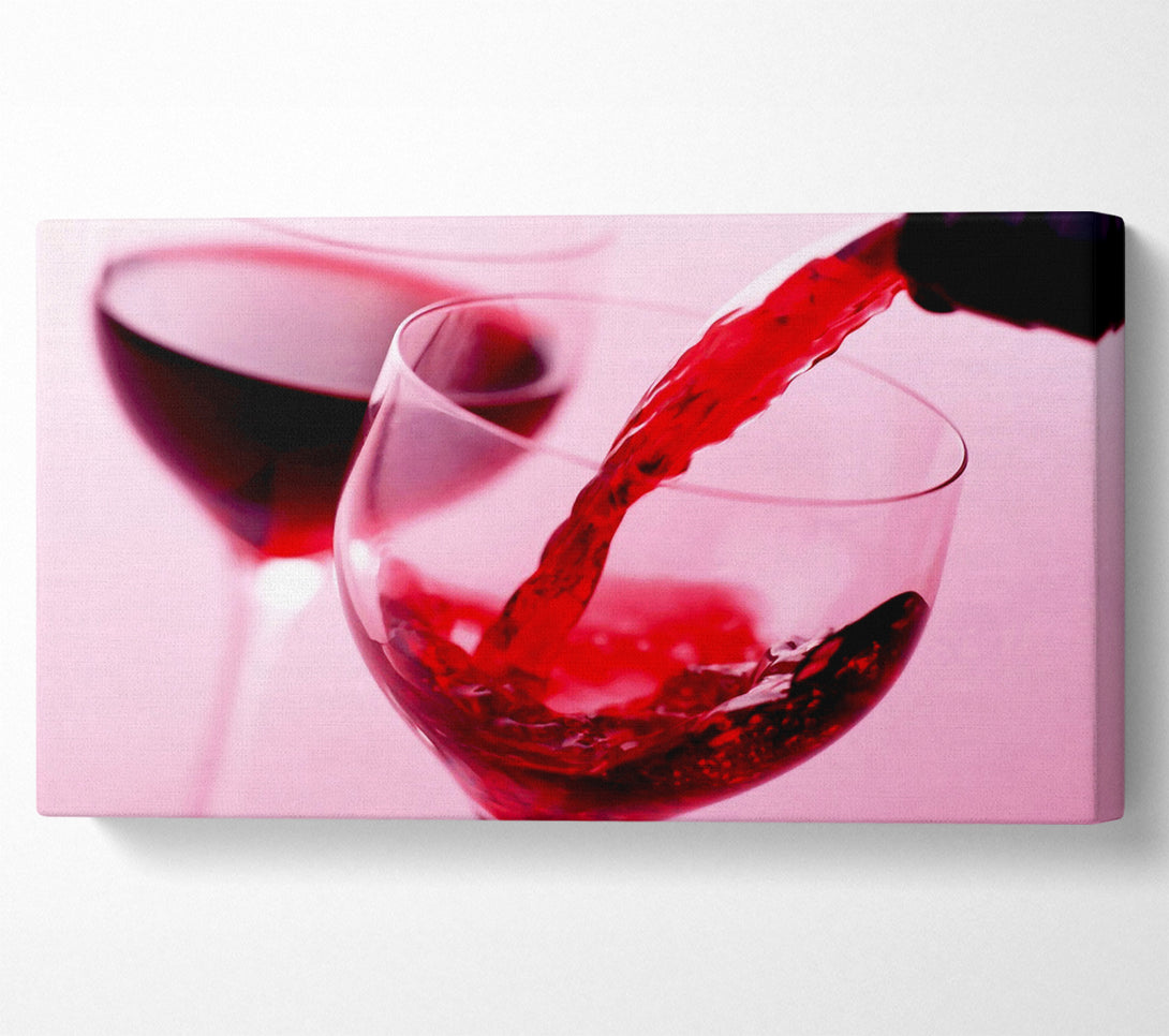  A Canvas Print of Red Wine For Two Canvas Art