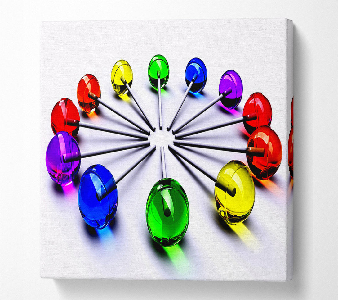  A Canvas Print of Lollypop Madness Canvas Wall Art