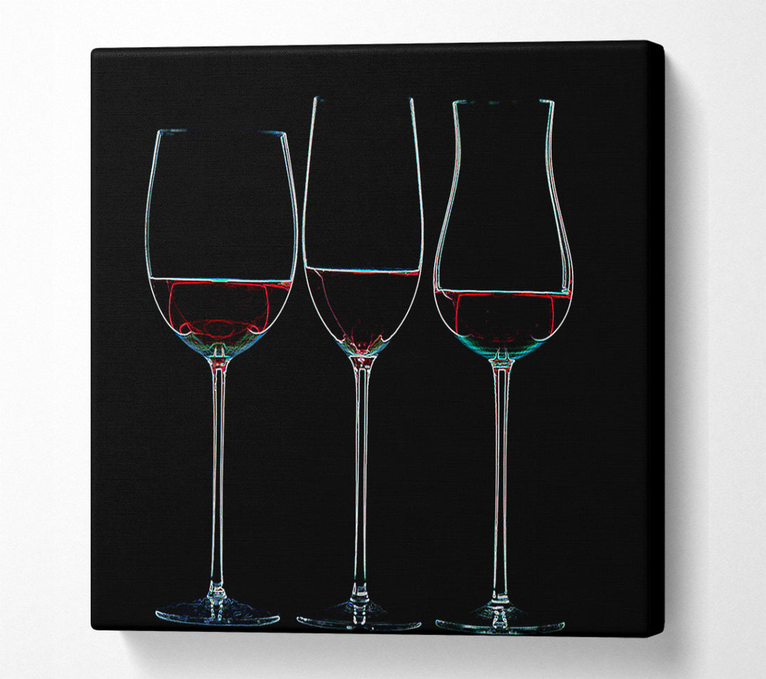  A Canvas Print of Wine Glass Canvas Art
