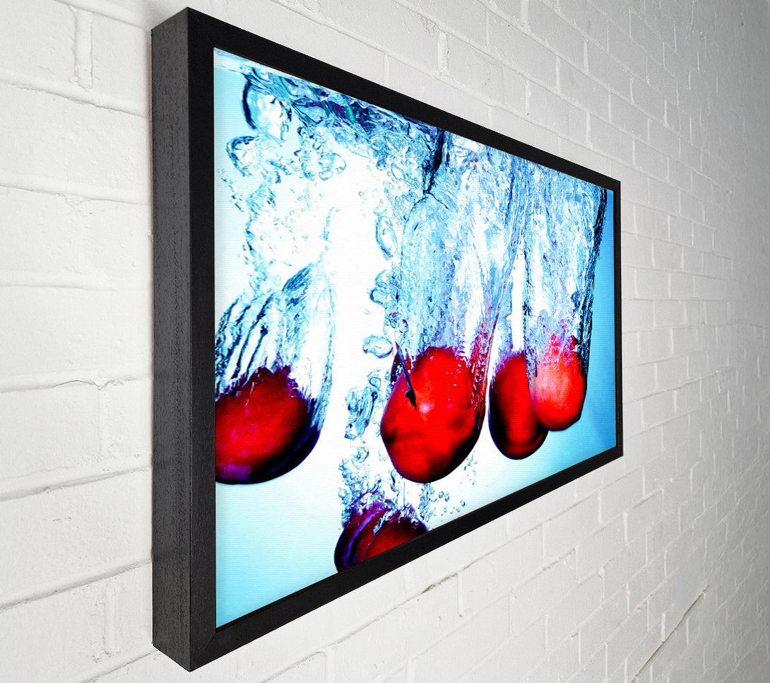  A Canvas Print of Red Fruit Splash Canvas Wall Art