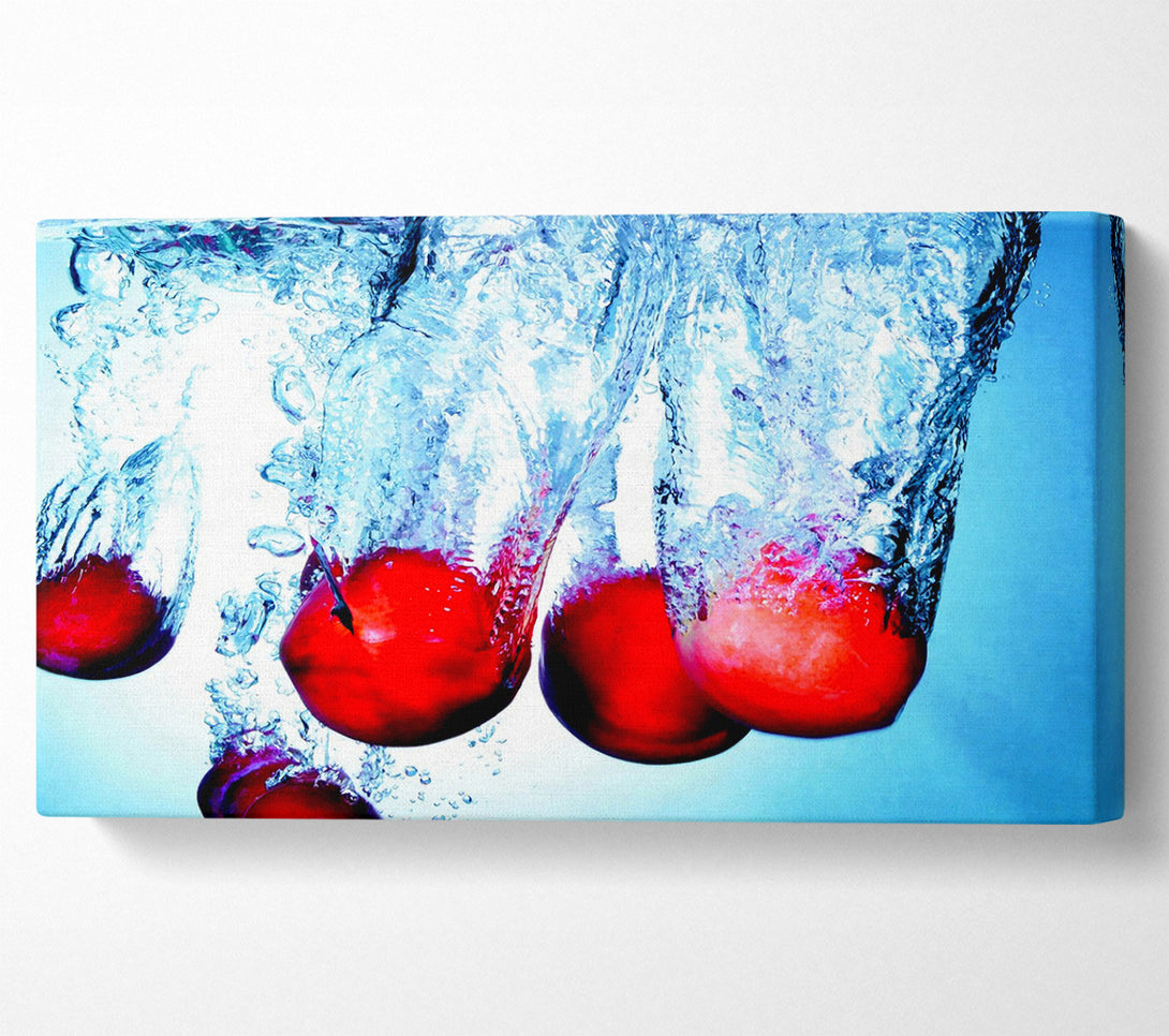 A Canvas Print of Red Fruit Splash Canvas Wall Art