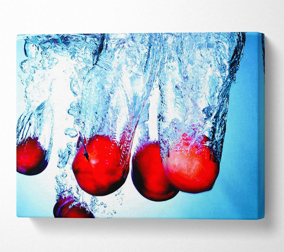  A Canvas Print of Red Fruit Splash Canvas Wall Art