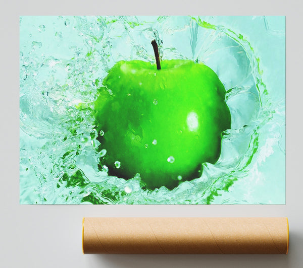 Apple Splash Print