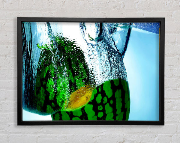 Water Melon Framed Print