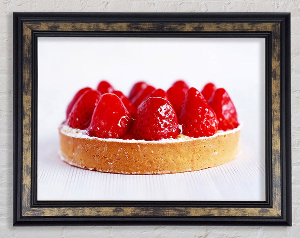 Strawberry Tart Framed Print