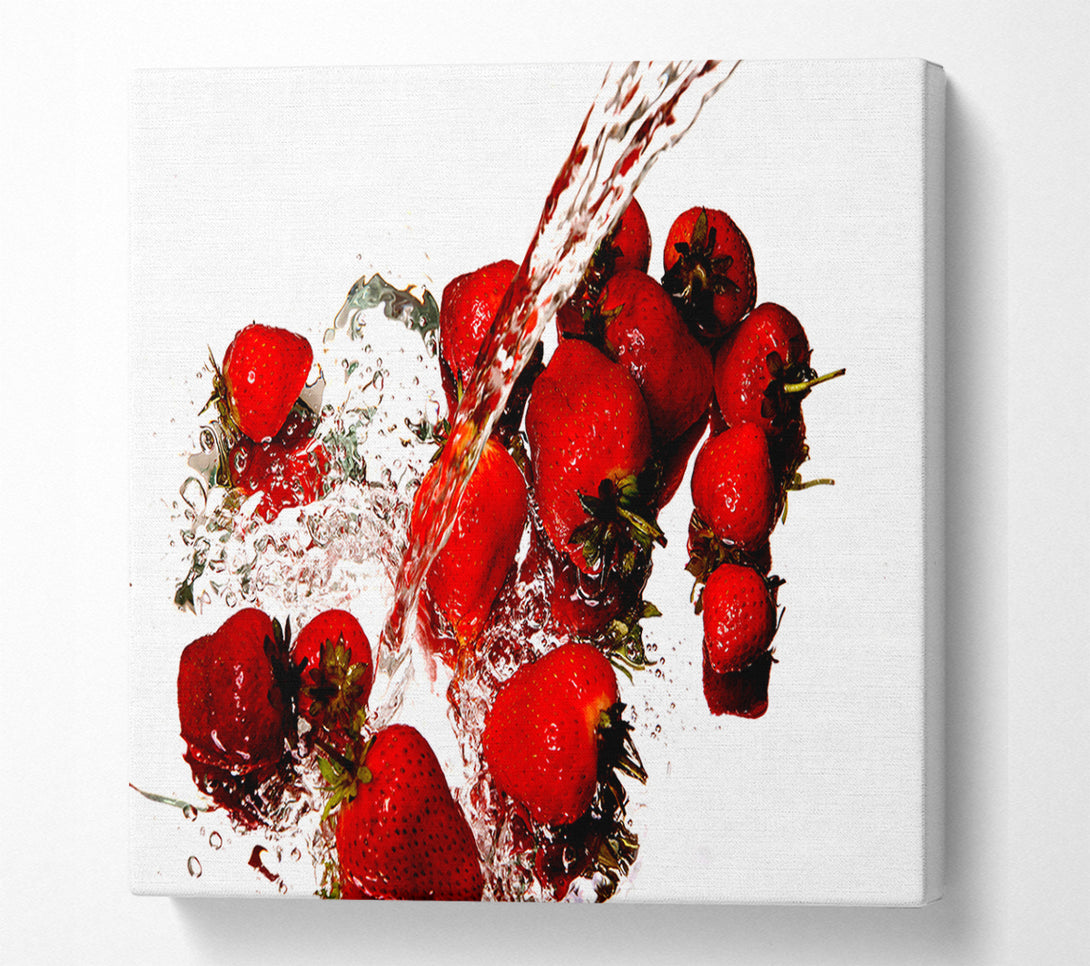  A Canvas Print of Strawberry Galore Canvas Print