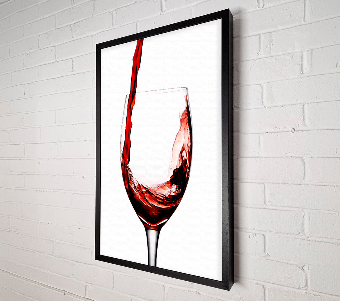  A Canvas Print of Red Wine Pouring Canvas Wall Art