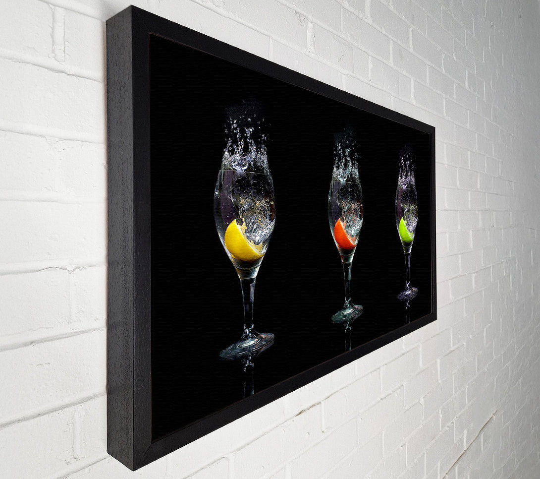  A Canvas Print of Fruit Cocktail Slash Canvas Wall Art