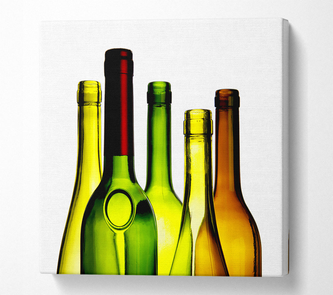  A Canvas Print of Wine Bottle Galour Canvas Art