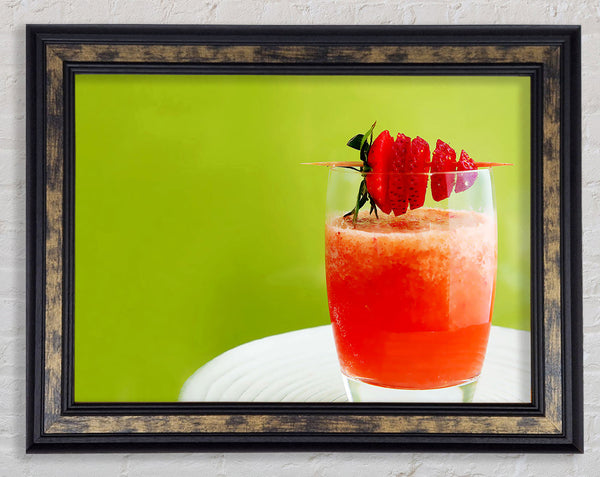 Strawberry Dakari Framed Print