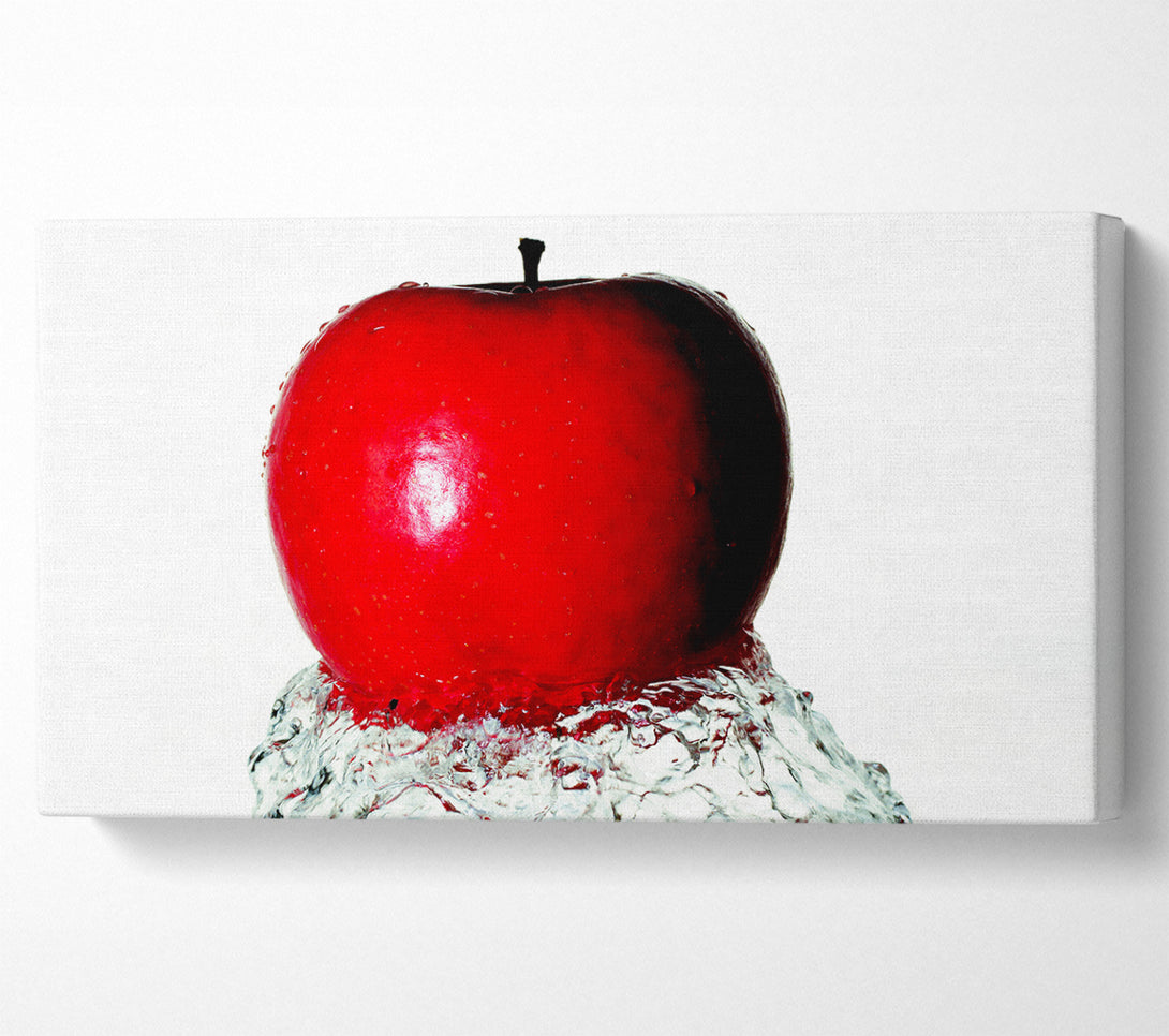  A Canvas Print of Red Apple Wave Canvas Art