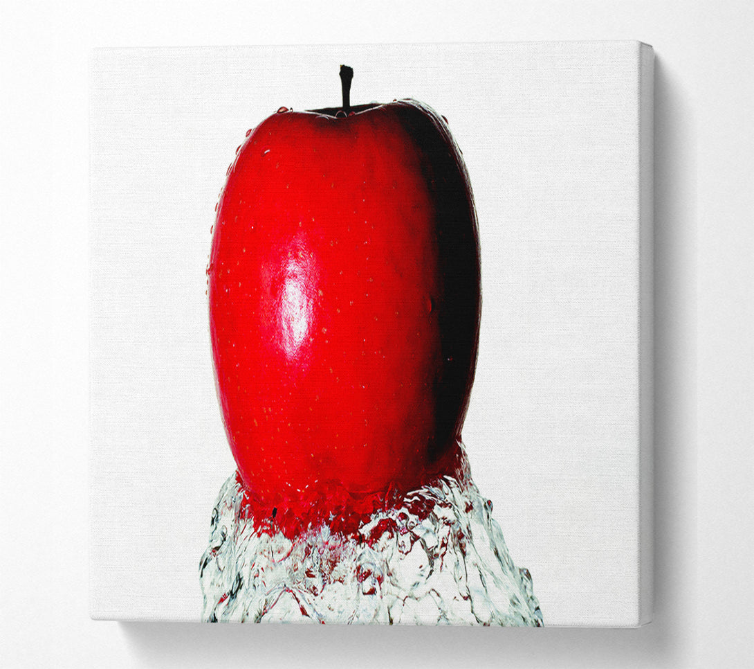  A Canvas Print of Red Apple Wave Canvas Art