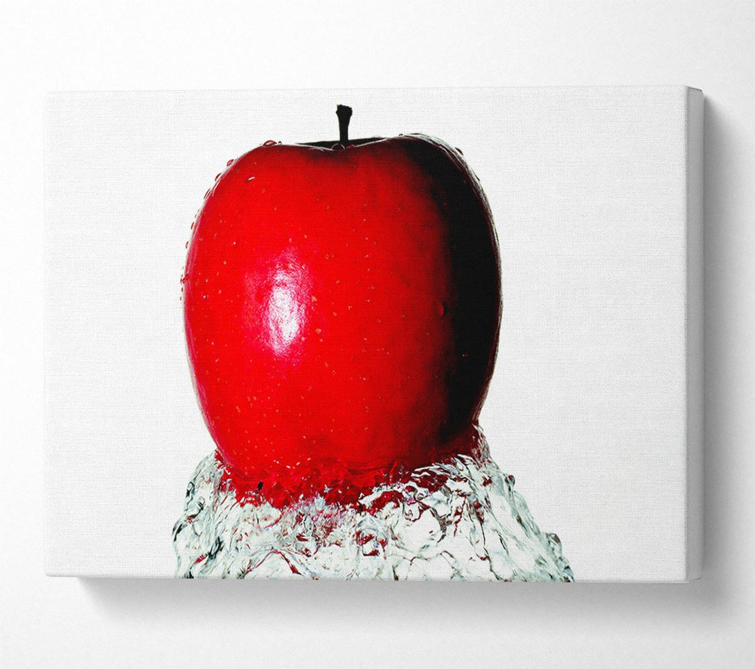  A Canvas Print of Red Apple Wave Canvas Art