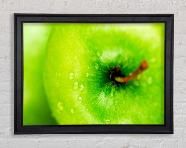 Dewdrop Apple Framed Print