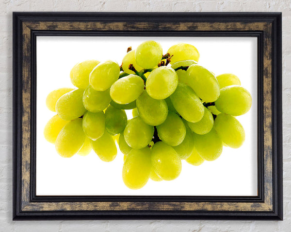 Green Grapes Framed Print