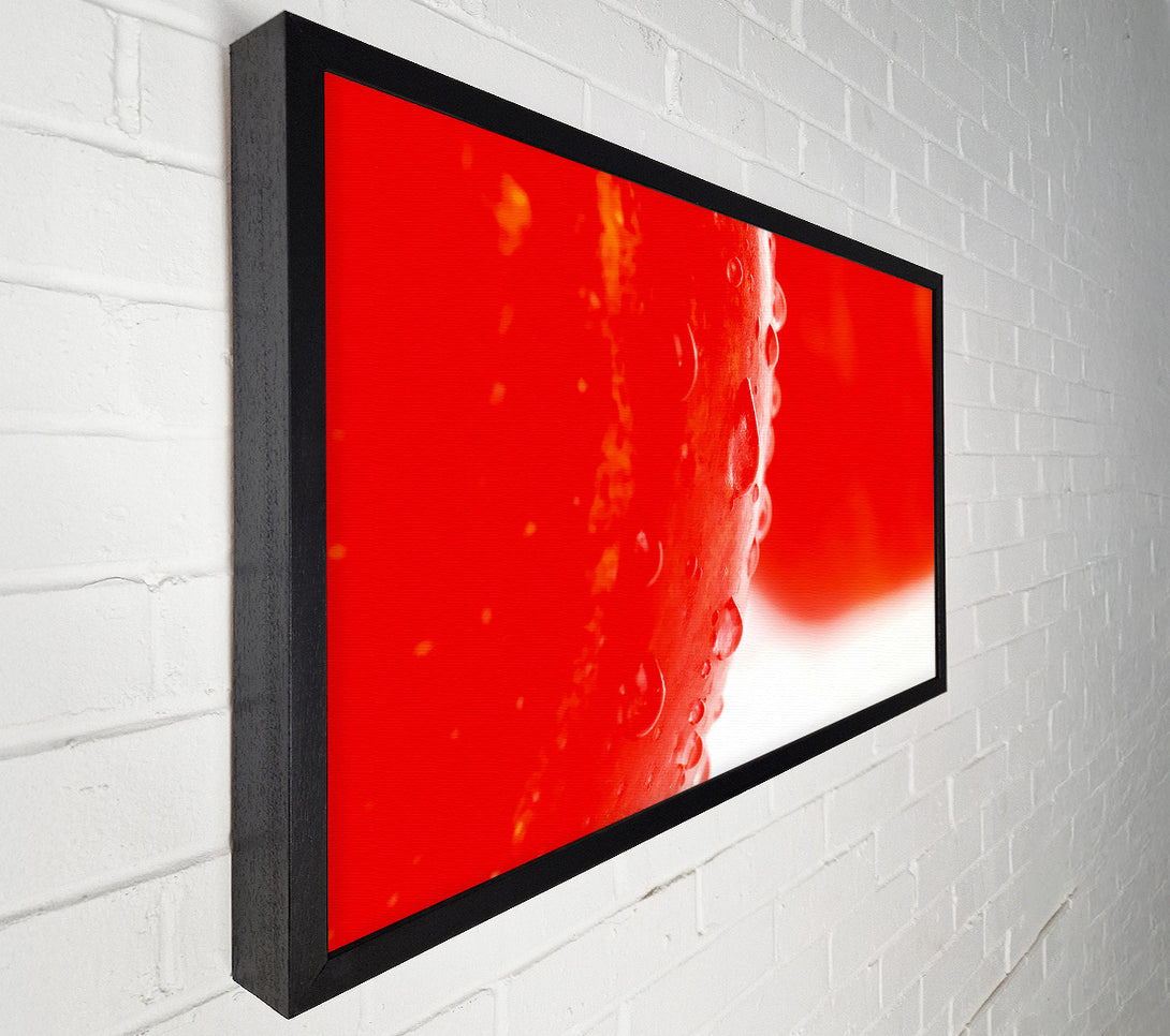  A Canvas Print of Red Apple Close-Up Canvas Wall Art