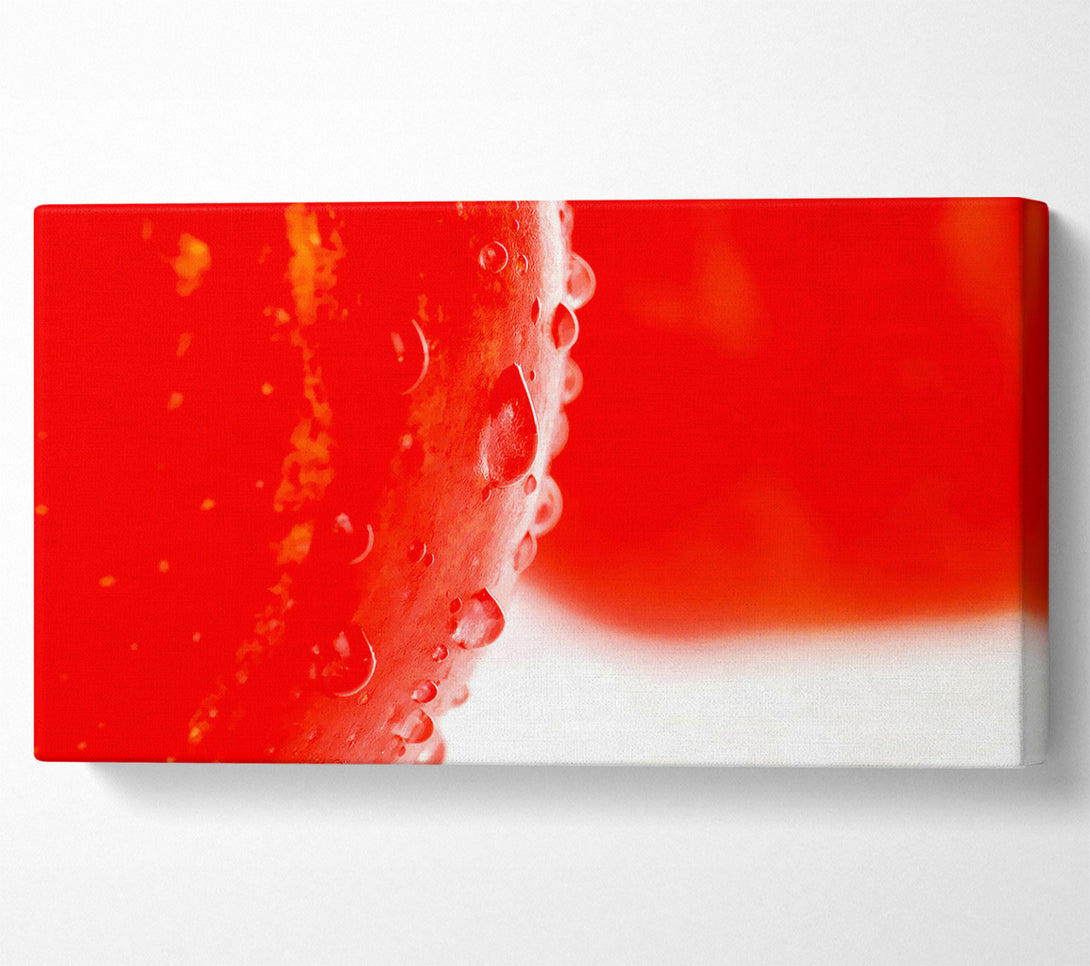  A Canvas Print of Red Apple Close-Up Canvas Wall Art