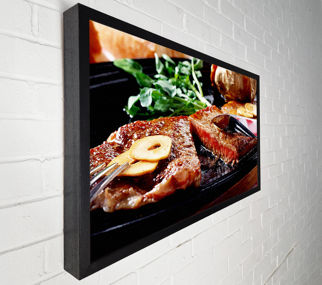  A Canvas Print of Steak Dinner Canvas Print