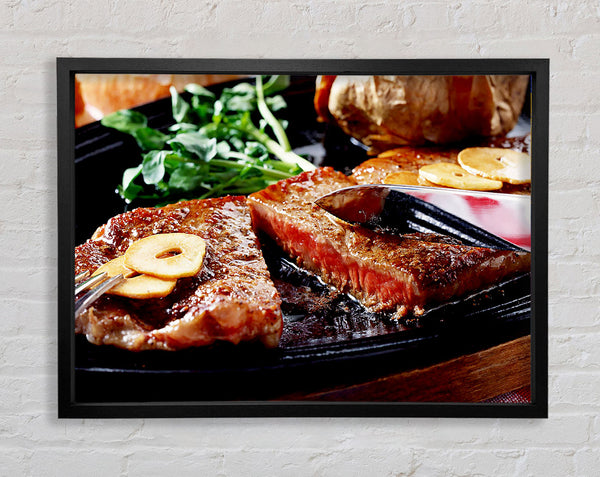 Steak-Abendessen