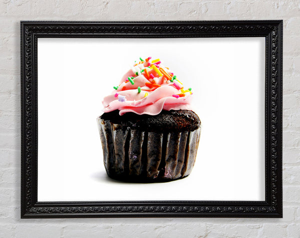 Schokoladenrosa Cupcake