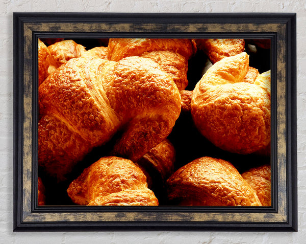 Croissant Galour Framed Print
