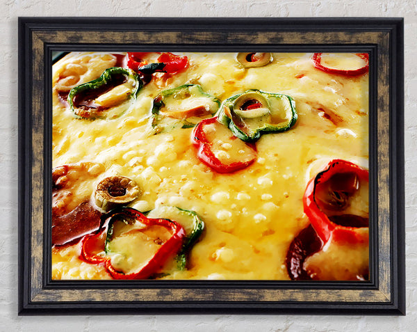 Nothing But Pizza Framed Print