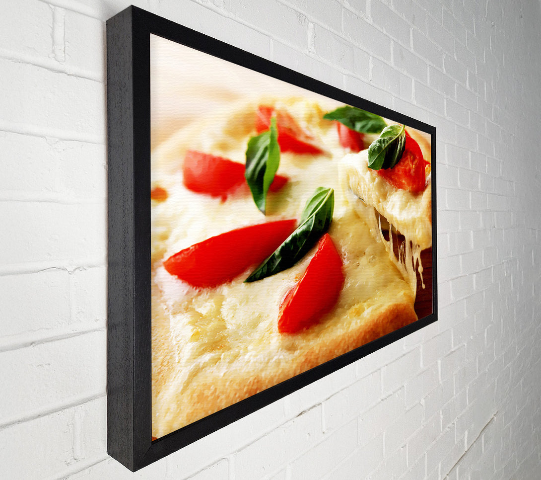  A Canvas Print of Cheese And Tomato Pizza Canvas Wall Art