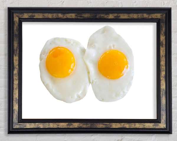 Double Fried Eggs Framed Print
