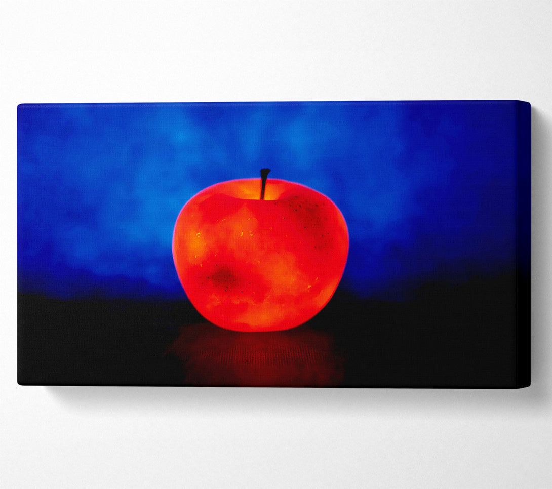  A Canvas Print of Red Apple Glow Canvas Wall Art