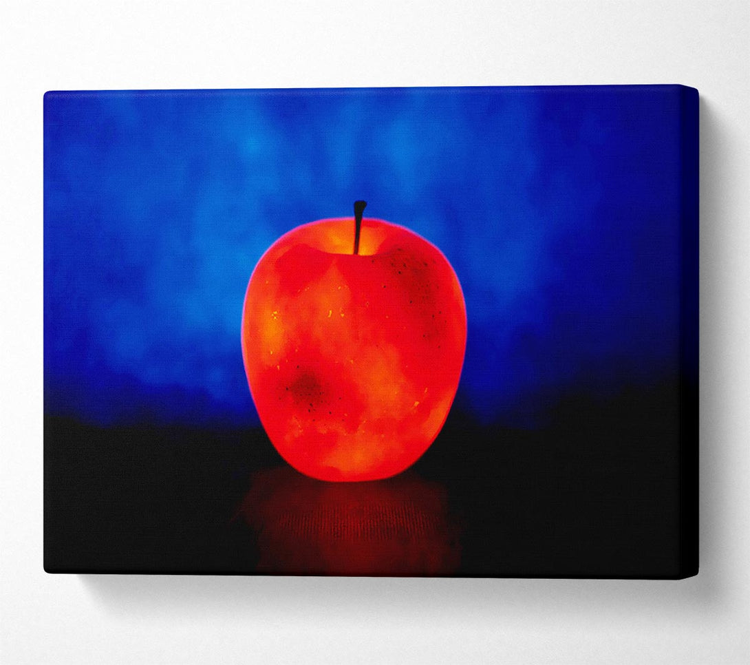  A Canvas Print of Red Apple Glow Canvas Wall Art