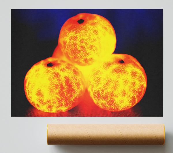 Orange Glow Print