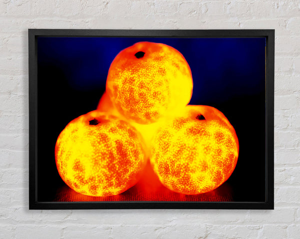 Orangefarbenes Leuchten
