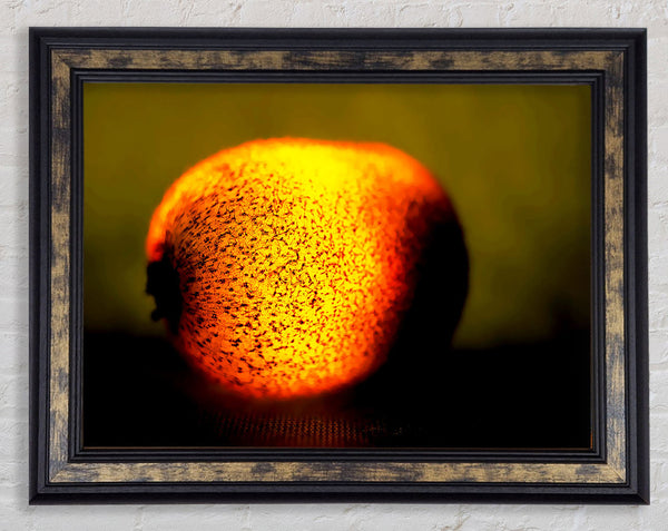 Kiwi Glow Framed Print