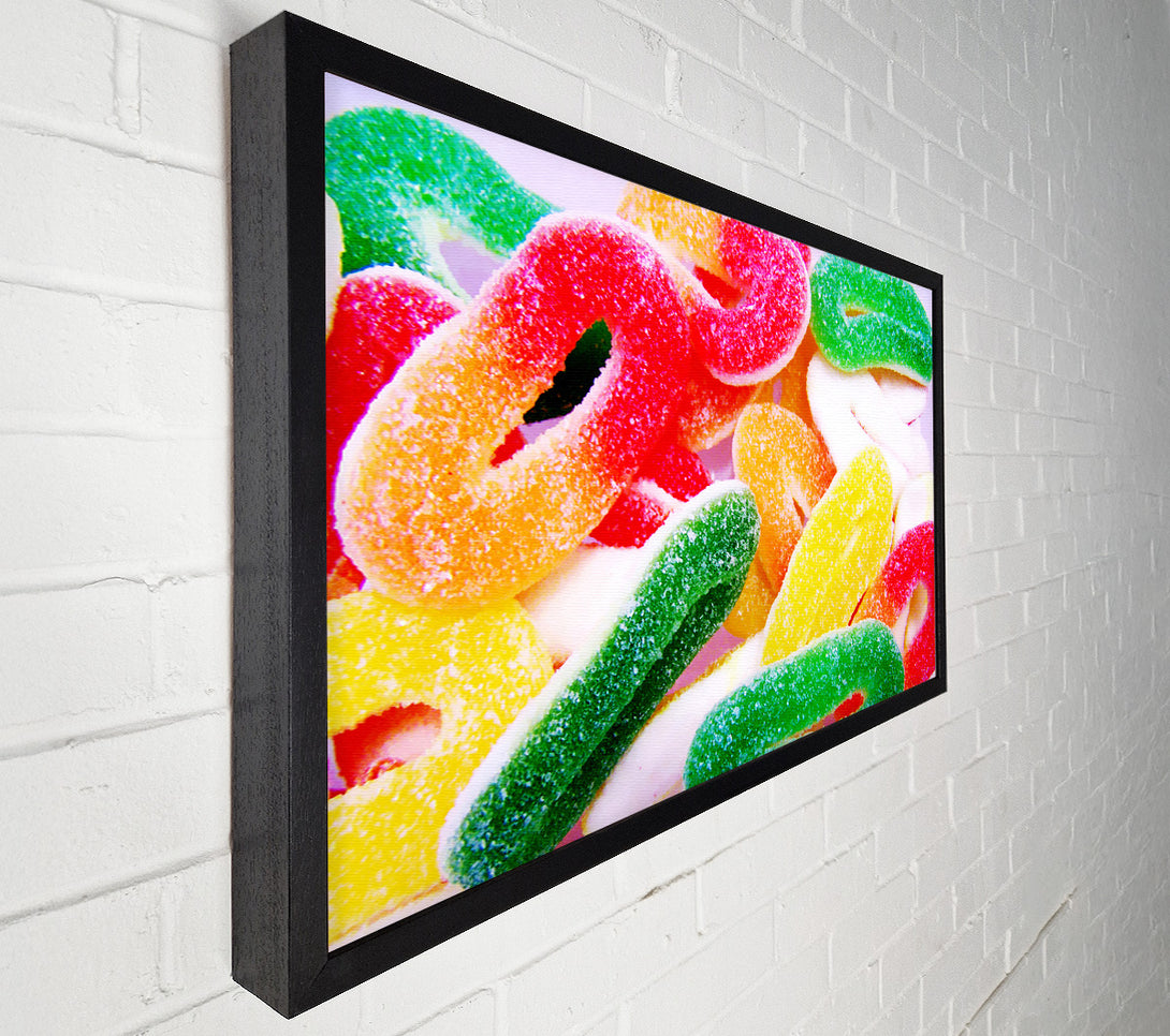  A Canvas Print of Fizzy Sweets Canvas Wall Art