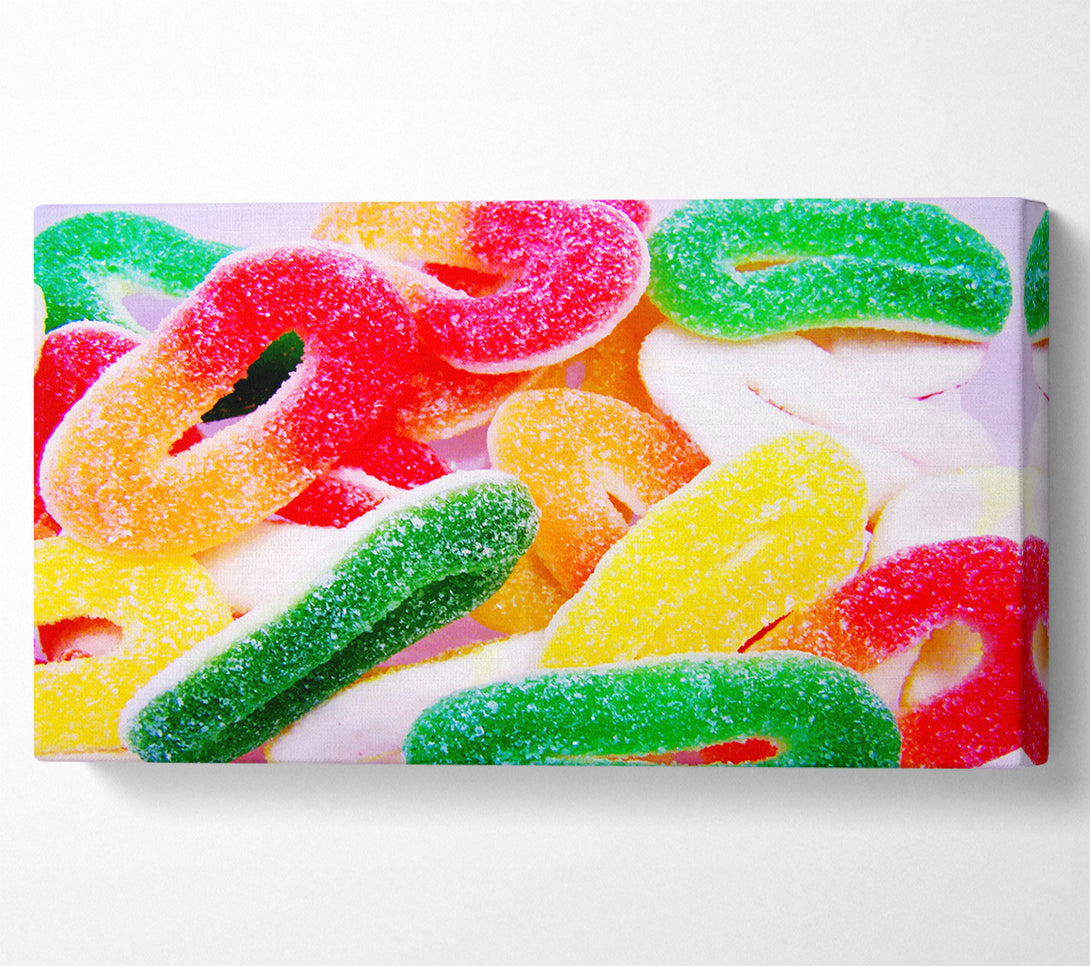  A Canvas Print of Fizzy Sweets Canvas Wall Art