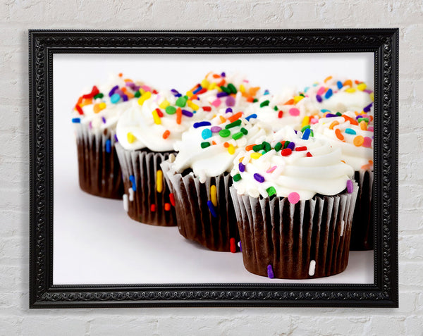 Cupcake Srinkles Framed Print