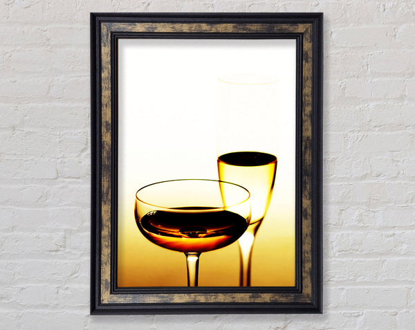 Wine Or Champagne Framed Print