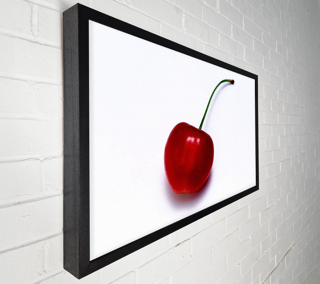  A Canvas Print of Single Cherry Canvas Print